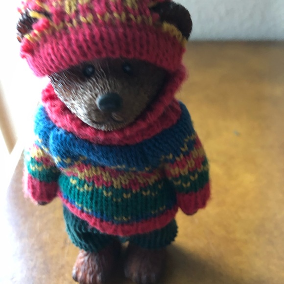 5 for $25 RUSS BERRIES *POSEABLE* Plastic Teddy Bear Figurines - Picture 4 of 5